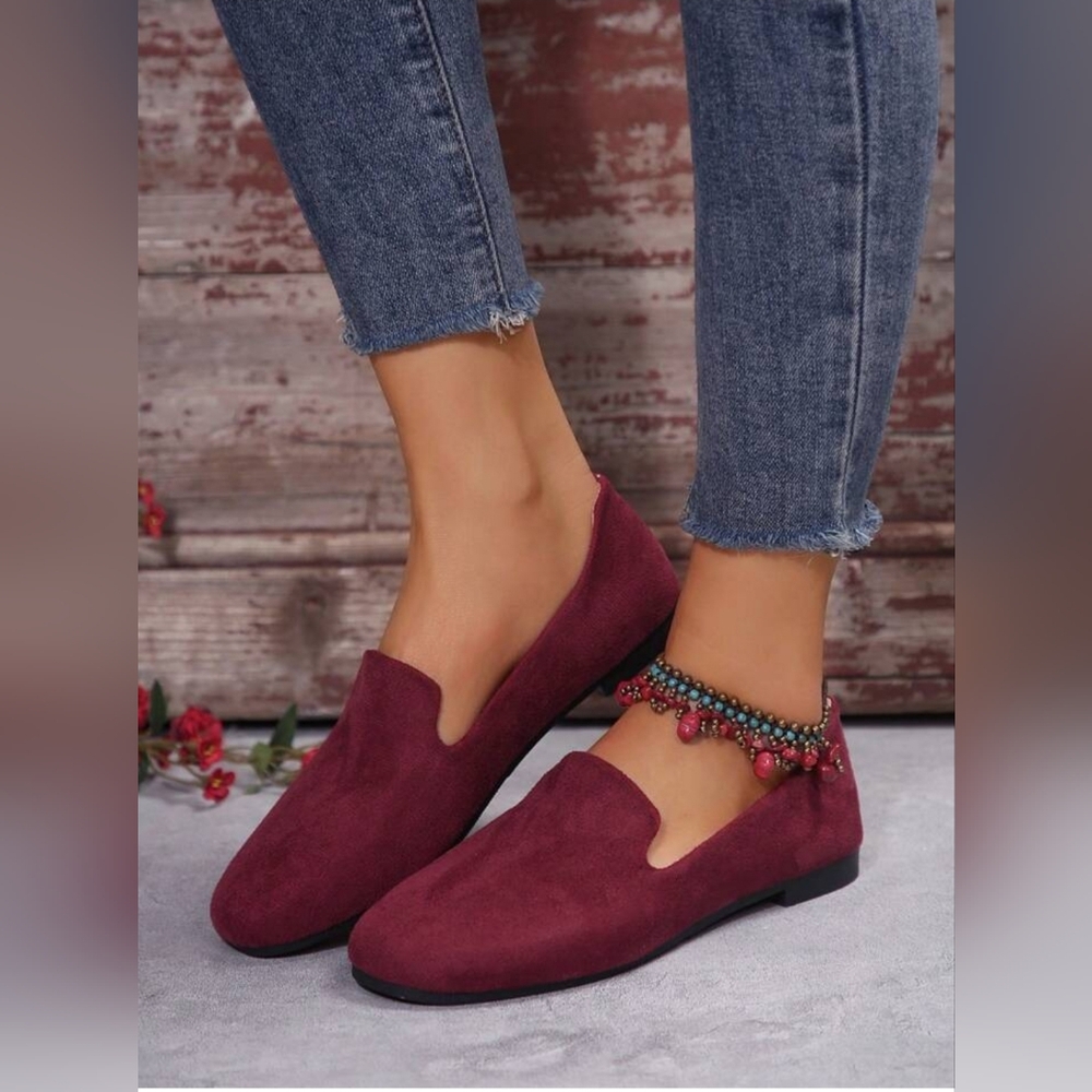 New Mia Burgandy Loafer Stitch Fix Women's sz 6